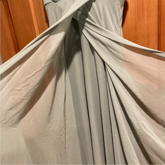 Birdy Grey Kaia Chiffon Sage Dress (XS) - HAS BEEN ALTERED - Picture 3 of 12